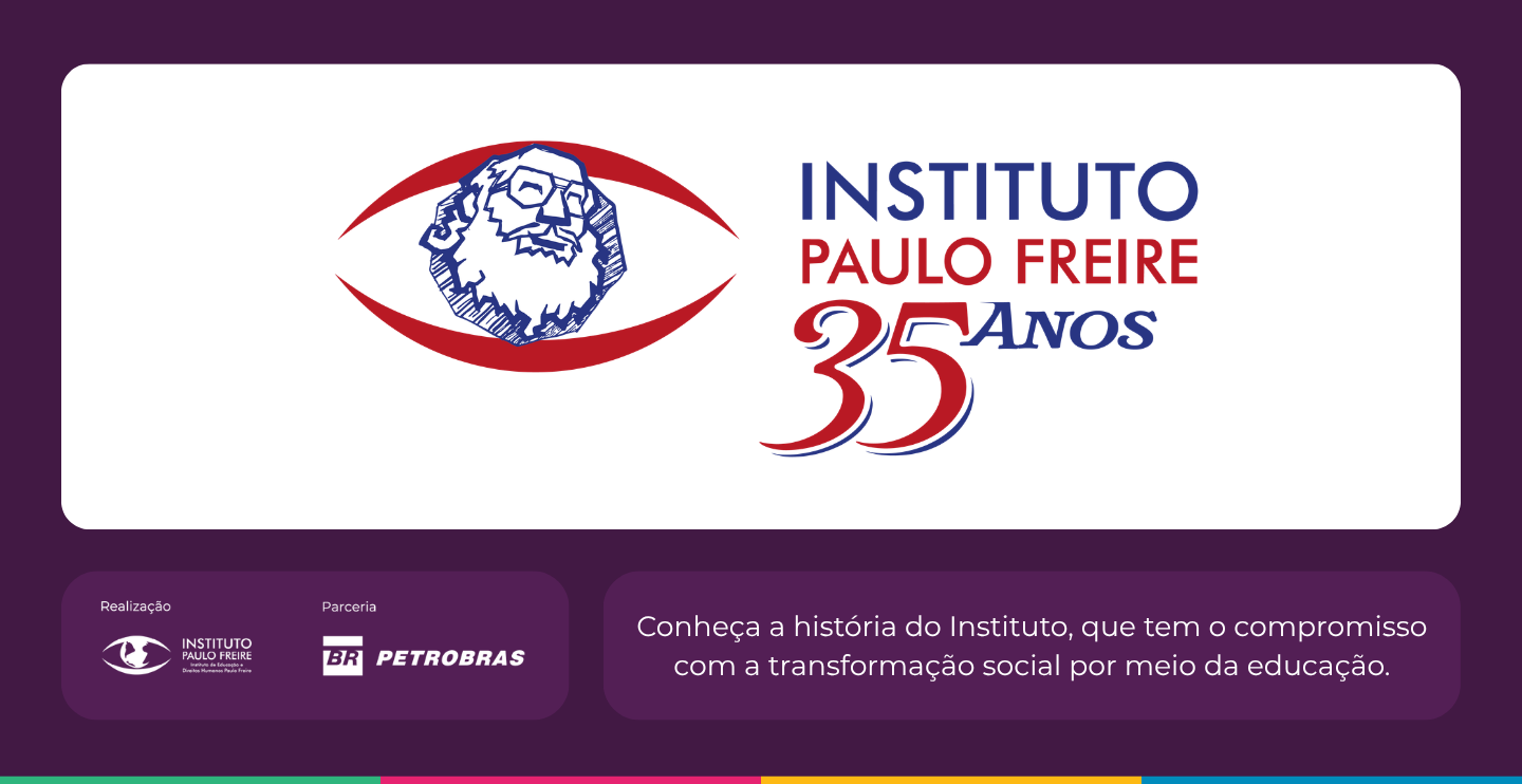Banner Instituto Paulo Freire 35 anos